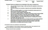 Domestic Partner Agreement Sample Awesome Partnership Document