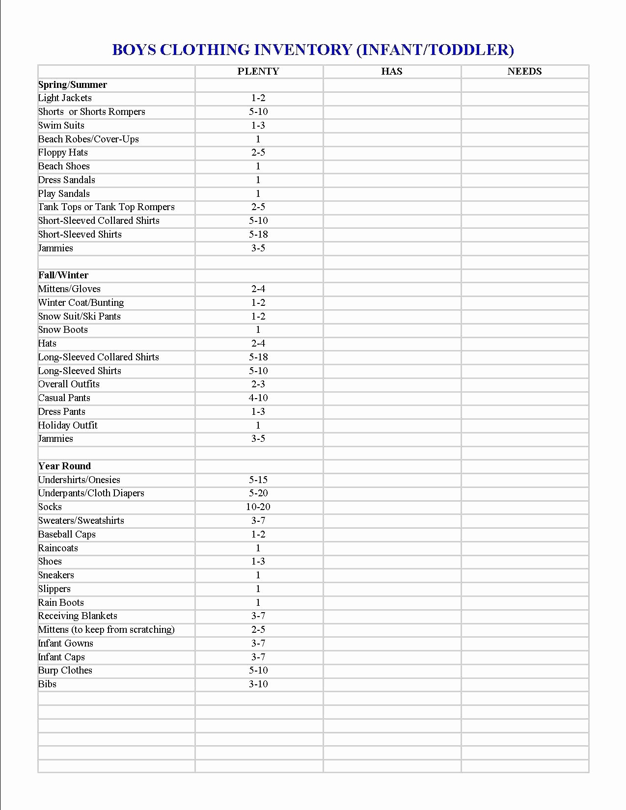 Donation Value Guide 2016 Spreadsheet Beautiful Clothing Deduction Document