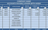 Download Free Accounting Templates In Excel Document Account Payable Spreadsheet