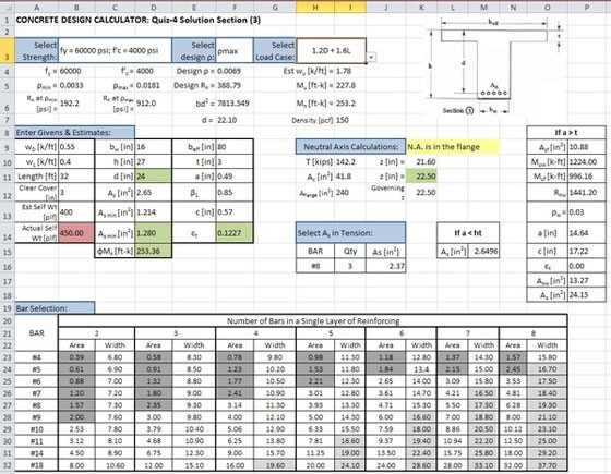 Excel Spreadsheet Design For Engineering Calculations Civil Document Sheets Cost Estimation