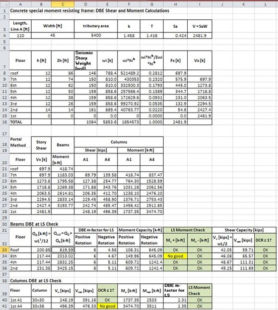 Excel Spreadsheet Design For Engineering Calculations Construction Document Material Takeoff
