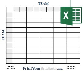 Excel Spreadsheet Football Square Grids Document Weekly Pool