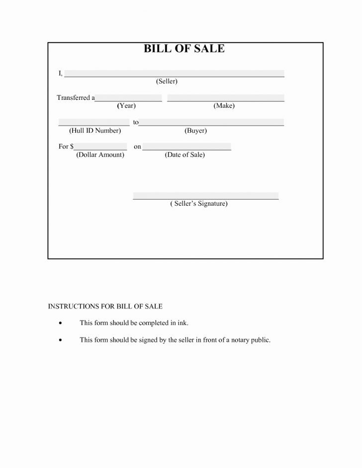 Fake Bill Of Sale Fresh Template For Business DOCUMENTS Document