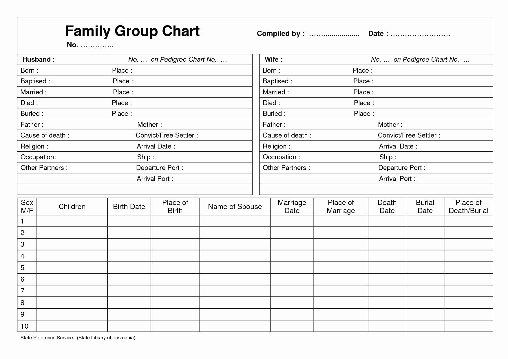 Family Group Sheet Template Excel Inspirational