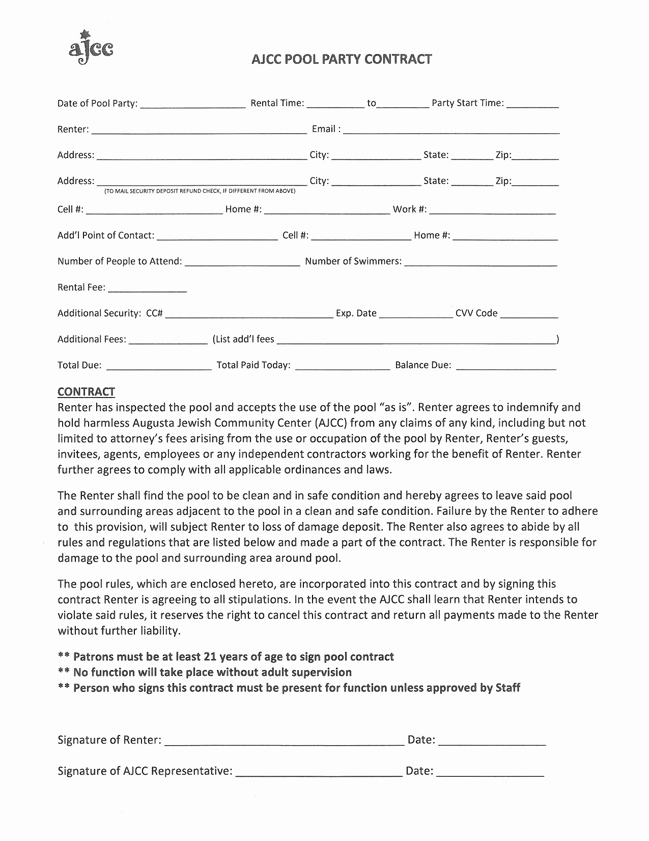 Fence Agreement Template Lovely Installation Contract Document