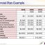 Financial Plan Example Document Sample For A Startup Business