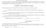 Form Templates Financial Power Of Attorney Bank America Durable Document