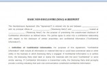 FREE Confidentiality Agreement Negotiation Template For Word Document