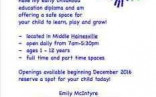 Free Daycare Flyers Follow Lauren Ashley Barnes Following Document Advertising