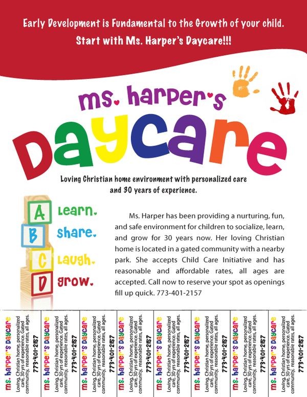 Free Daycare Flyers Follow Lauren Ashley Barnes Following Document Examples