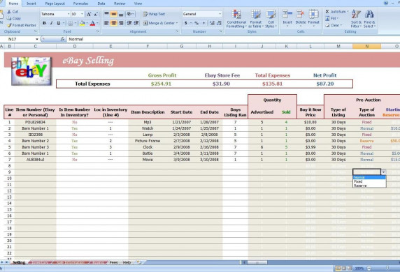 Free Ebay Inventory Spreadsheet Elegant Best Of Profit New Amazon Document Excel Template