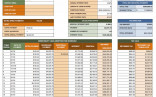 Free Excel Amortization Schedule Templates Smartsheet Document Auto