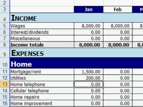 Free Excel Personal Budget Template YouTube Document How To Make A On
