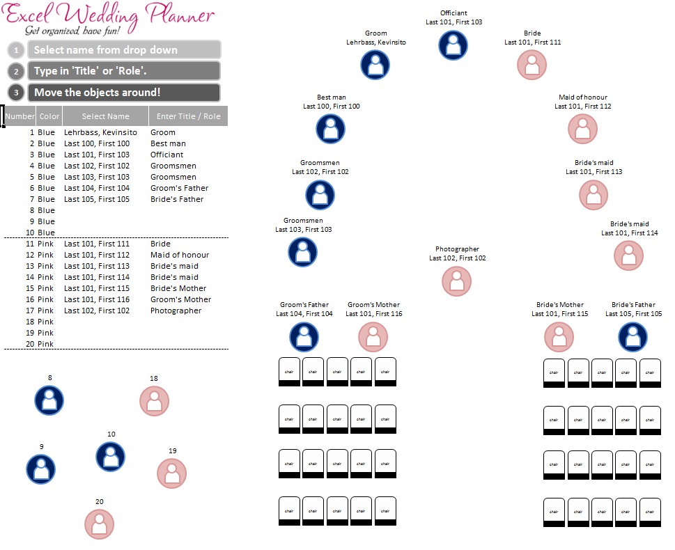 FREE Excel Wedding Planner Template Download Today Chandoo Org Document Free