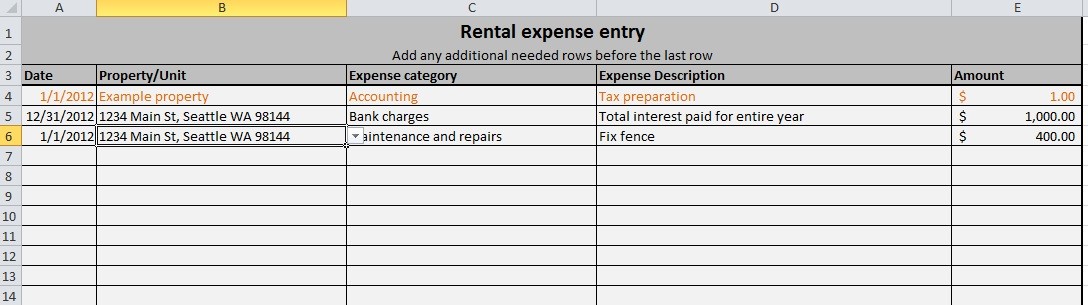 Free Expense Tracking Spreadsheet For Your Rentals We Ve Updated Document Real Estate Sheet