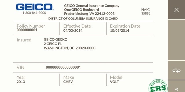 Free Geico Insurance Card Template Carbk Co Document