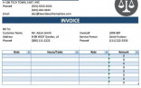 Free Legal Attorney Lawyer Invoice Template Excel PDF Word Document