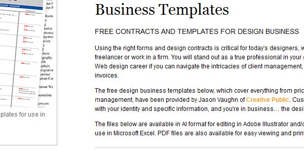 Free Logo And Web Design Contract Templates Designmodo Document For