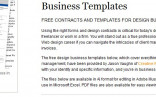 Free Logo And Web Design Contract Templates Designmodo Document Freelance Template