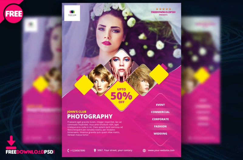 Free Photography Flyer Template FreedownloadPSD Com