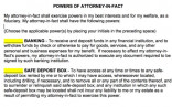 Free Power Of Attorney Forms Word PDF EForms Fillable Document For Banking Transactions