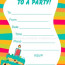 Free Printable Birthday Party Invitations For 12 Year Olds Document Kids