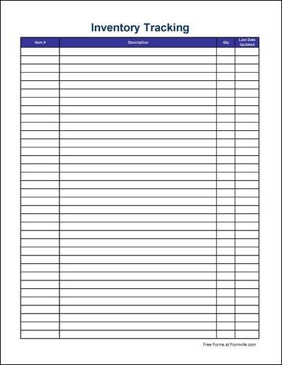 Free Printable Inventory Sheets Here Is A Preview Of The Simple Document Blank Spreadsheet