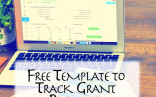 Free Template To Track Grant Proposals Nonprofit Success Document Tracking Spreadsheet