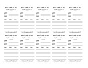 Health And Medical Templates Document Blood Pressure Cards Template