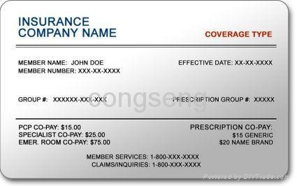 Health Insurance Card Product Catalog China Guangzhou Congseng Document Fake