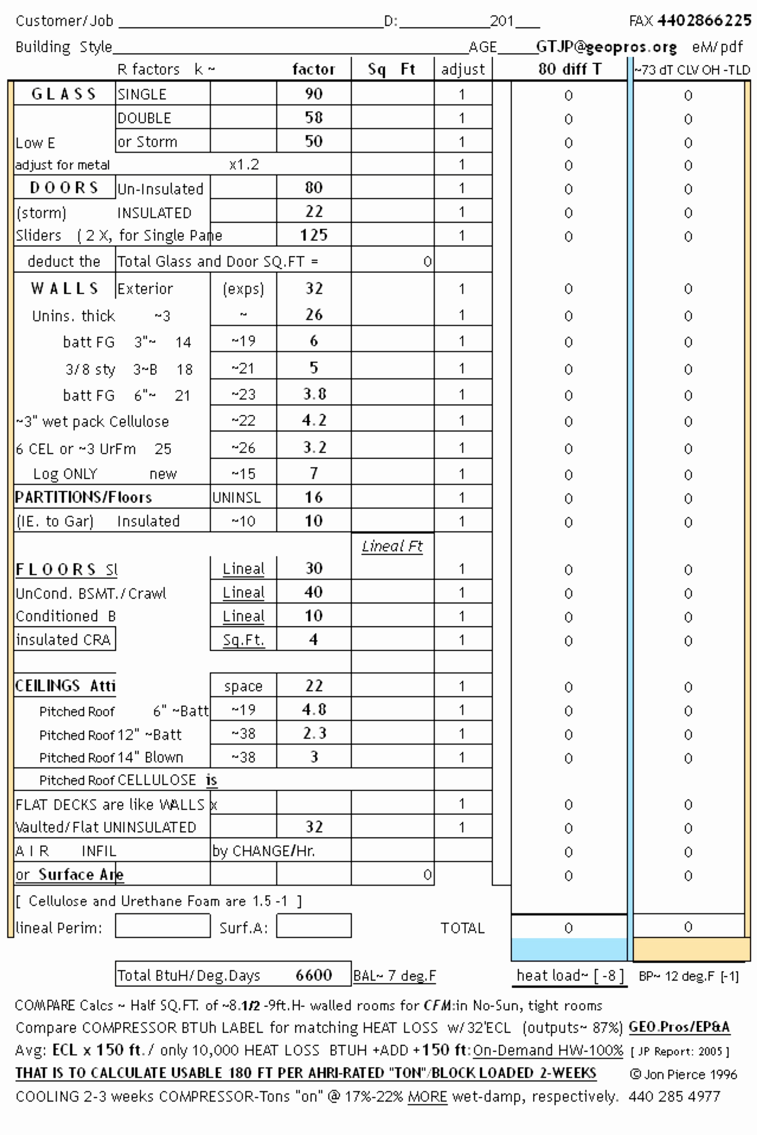 Heat Load Calculation Excel Sheet Lovely 50 Fresh Hvac Document
