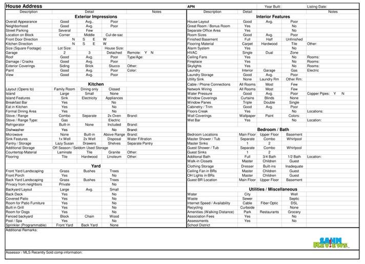 House Hunting Print Out This Checklist Making The A Home Document Excel Spreadsheet