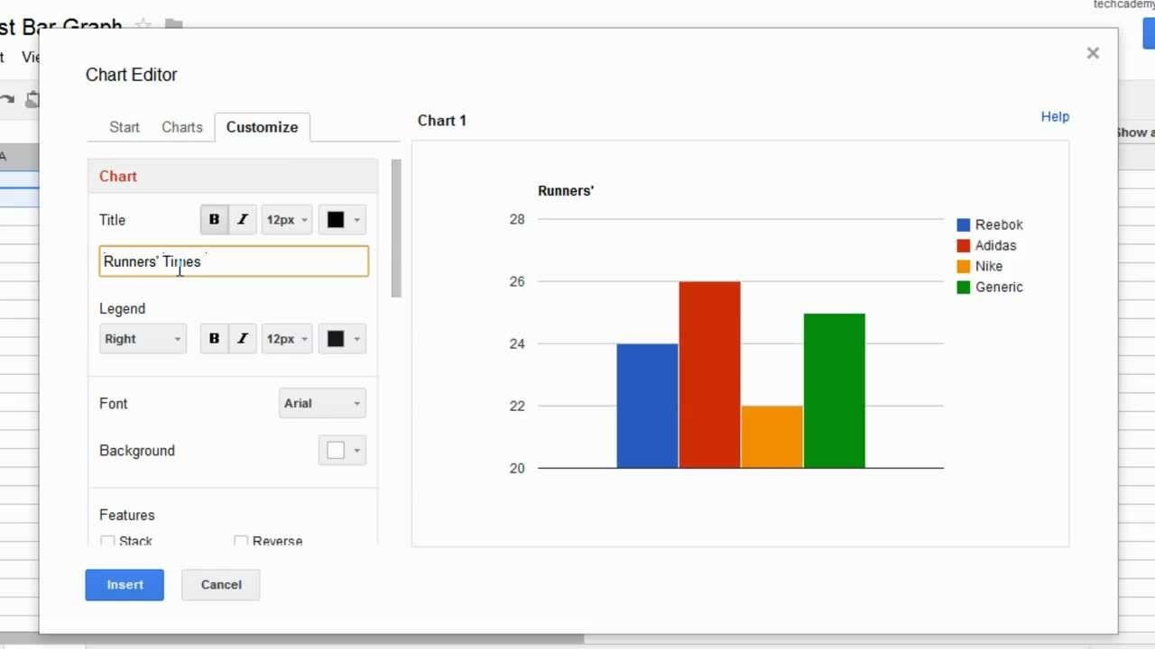 How To Create A Bar Graph In Google Docs YouTube Document Sheets