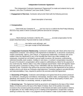 How To Create A Freelancing Contract With Free Sample Agreement Document Freelance