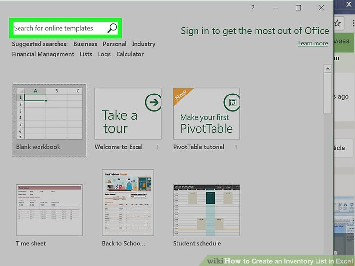 How To Create An Inventory List In Excel With Pictures WikiHow Document Make