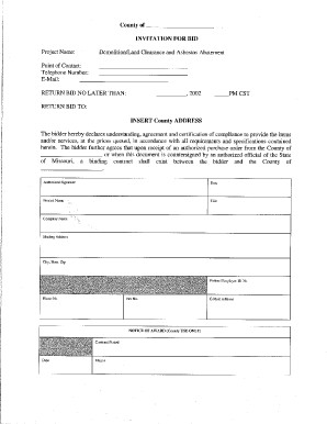 How To Get Demolition Contracts Online Fill Printable Document Contract Template