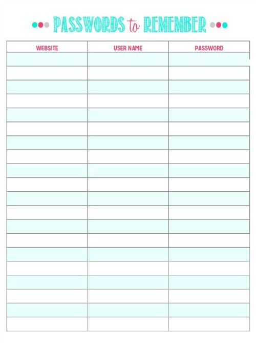 How To Organize Bills Clean And Scentsible Document Bill Payment Tracker
