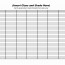 Image Result For Blank Spreadsheet Form Glam Vanity Baby Document