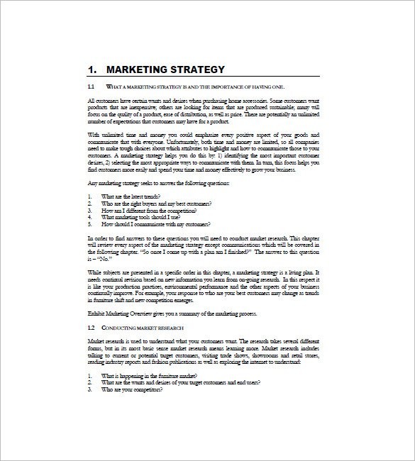 International Marketing Plan Template 10 Free Sample Example Document