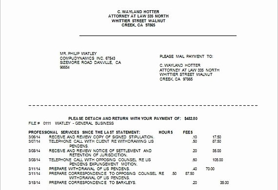 Invoice For Legal Services Template 6 Samples Sample Document