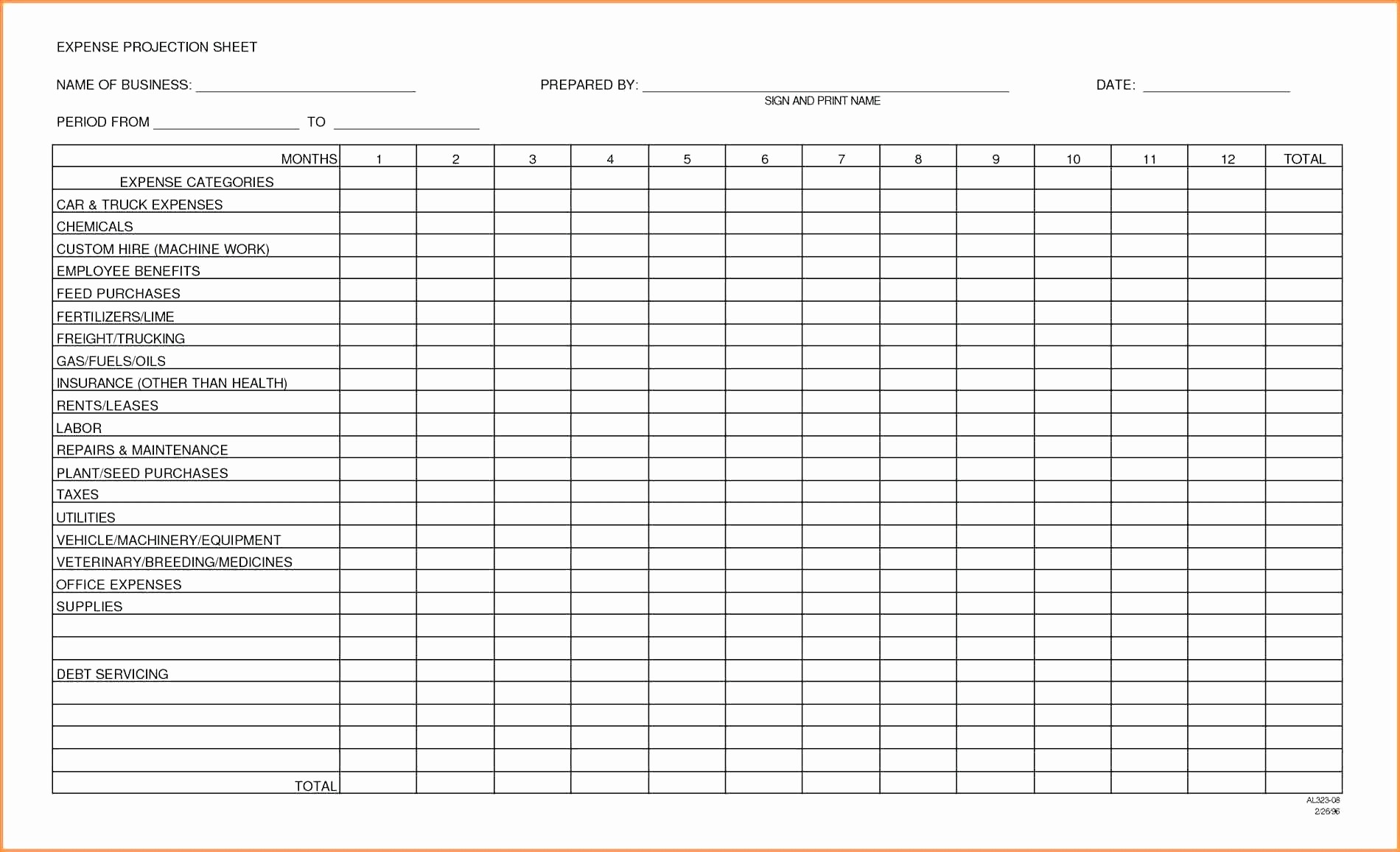 Itemized List Of Expenses Template Archives Wheel Concept Document