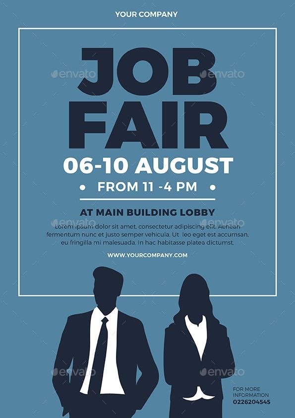 Job Fair Flyer IBC Pinterest Hiring Poster And Document Examples