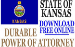 Kansas Durable Power Of Attorney Free Form Document