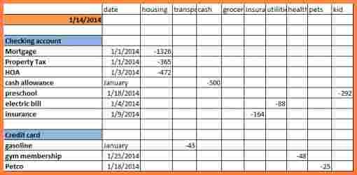 Keeping Track Of Money Spreadsheet As How To Create An Excel Document Keep