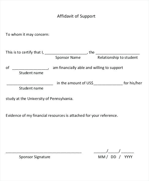 Letter Of Financial Support Template Dazzleshots Info