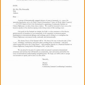 Letter To Request Keynote Speaker New Proposal Document