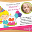 Little Girl Birthday Party Invitation With Photo By EventfulCards Document Invitations