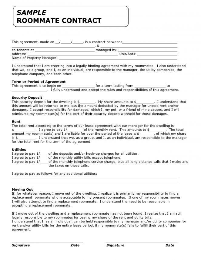 Living Agreement Contract Template Lofts At Cherokee Studios Document