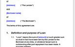 Loan Agreement Template Friends Family Record Your Document Contract For Borrowing Money From