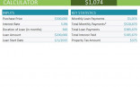 Loan Benefit Calculator Excel Design Template My Mortgage Home Document Comparison Spreadsheet